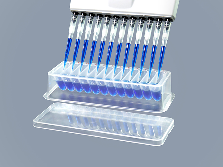 12通道设计，每通道容积3mL，便于连续稀释或不同液体的同时移取操作