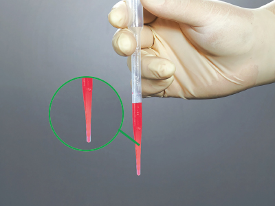 管端可热封，方便液体的携带