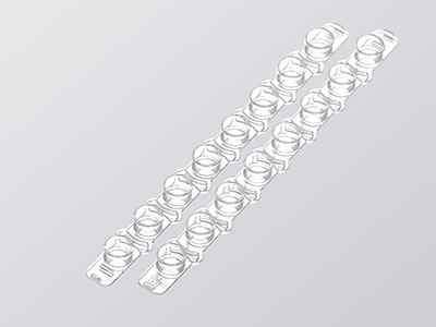 联盖首尾不同标识， 方便识别方向