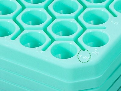 表面带数字标记，易于辨认及方便实验记录