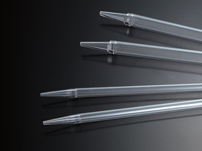 10.0mL、25.0mL、50.0mL和100.0mL 移液管管头/管嘴采用超声焊接方式与管体连接