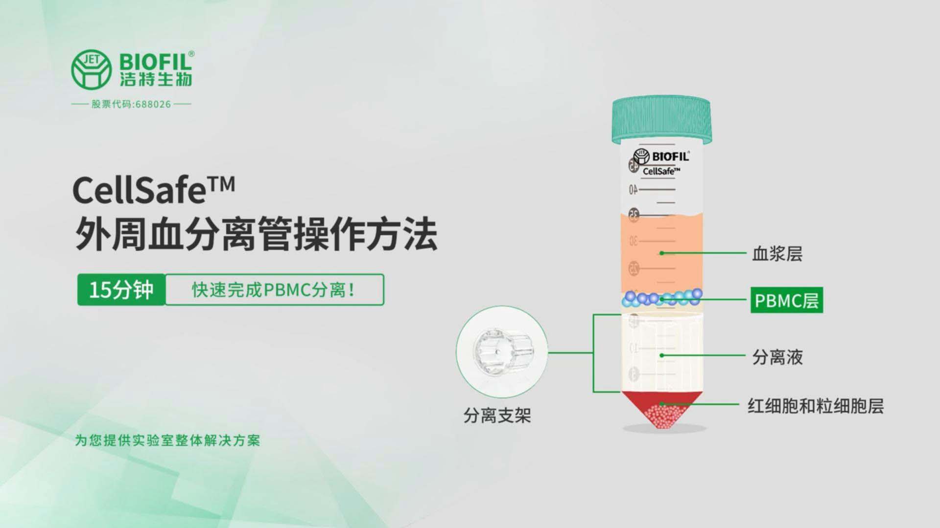 外周血离心管操作视频